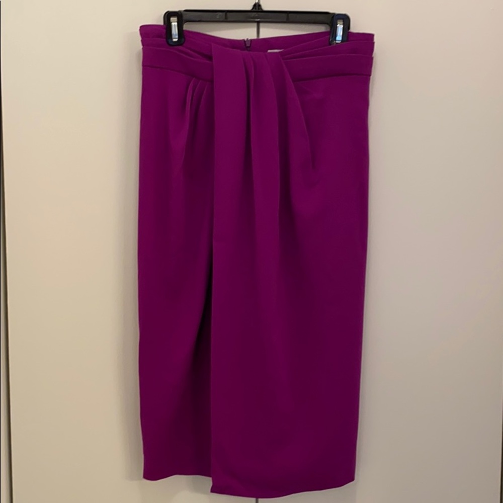 MM Lafleur The Lenox Silk Pencil Skirt